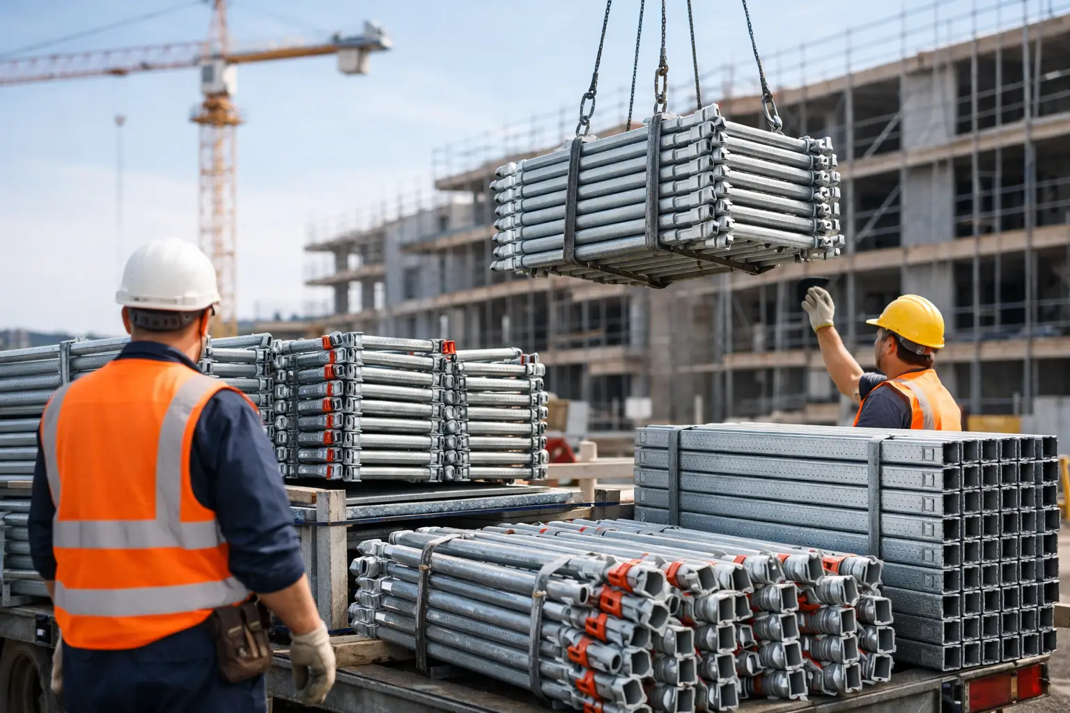 Logistica ponteggi per cantieri senza ritardi