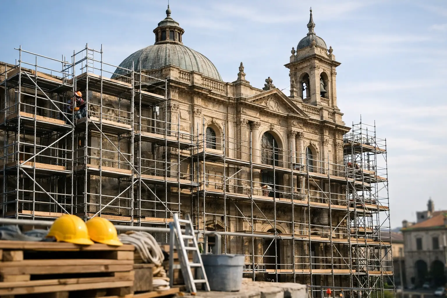 Ponteggi per restauro edifici senza errori